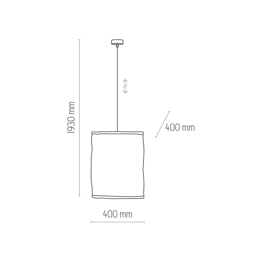Κρεμαστό φωτιστικό οροφής TULUM 1xE27/15W/230V