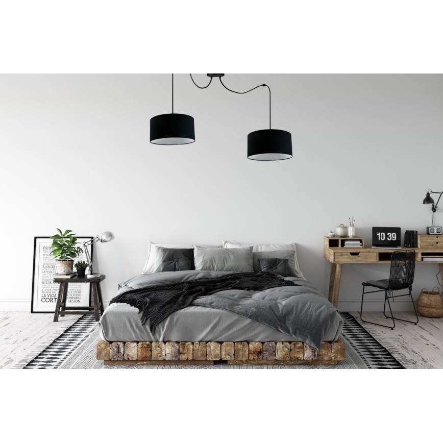 Κρεμαστό φωτιστικό οροφής TUZ 2xE27/60W/230V spider
