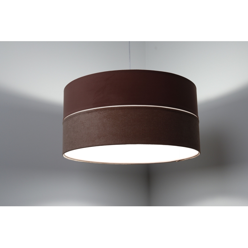 Κρεμαστό φωτιστικό οροφής TWIST 1xE27/60W/230V ροζ/λευκό