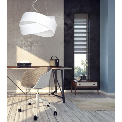 Κρεμαστό φωτιστικό οροφής VIENO 3xE27/15W/230V λευκό