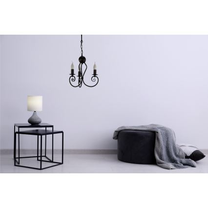 Κρεμαστό φωτιστικό οροφής VINCENT 3xE14/40W/230V