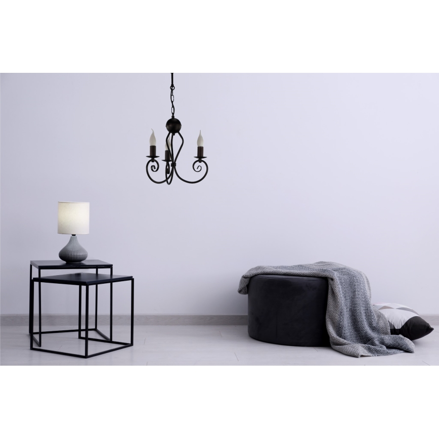 Κρεμαστό φωτιστικό οροφής VINCENT 3xE14/40W/230V