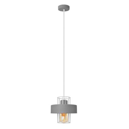 Κρεμαστό φωτιστικό οροφής VOLTA 1xE27/15W/230V γκρι
