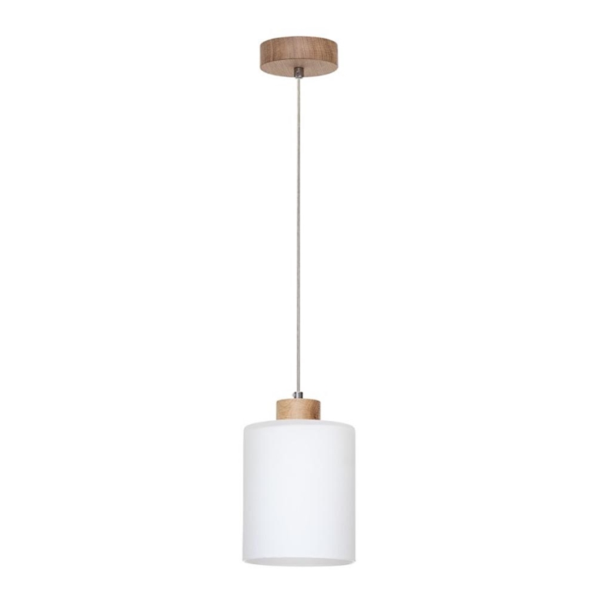 Κρεμαστό φωτιστικό οροφής ZEFIR 1xE27/60W/230V δρυς