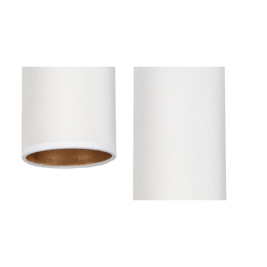 Κρεμαστό φωτιστικό οροφής δίφωτο AVALO 2xE27/60W/230V διάμετρος 20 cm λευκό
