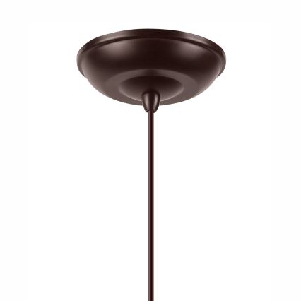 Κρεμαστό φωτιστικό οροφής λάμπα TINA 1xE27/60W/230V μπρονζέ