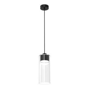 Κρεμαστό φωτιστικό οροφής μονόφωτο CLARISSA 1xGX53/12W/230V μαύρο