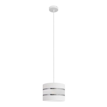 Κρεμαστό  φωτιστικό οροφής μονόφωτο HELEN 1xE27/15W/230V διάμετρος 20 cm λευκό