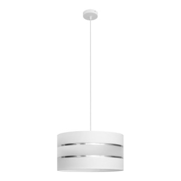 Κρεμαστό φωτιστικό οροφής μονόφωτο HELEN 1xE27/15W/230V διάμετρος 40 cm λευκό