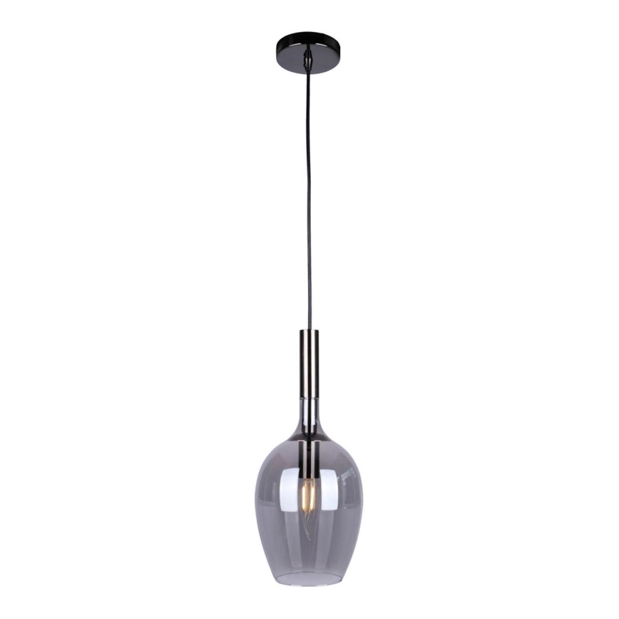Κρεμαστό φωτιστικό οροφής μονόφωτο LUGANO 1xE14/40W/230V γκρι