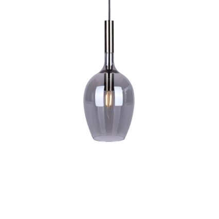 Κρεμαστό φωτιστικό οροφής μονόφωτο LUGANO 1xE14/40W/230V γκρι