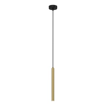 Κρεμαστό φωτιστικό οροφής μονόφωτο YORU 1xG9/8W/230V 30 cm ορείχαλκος