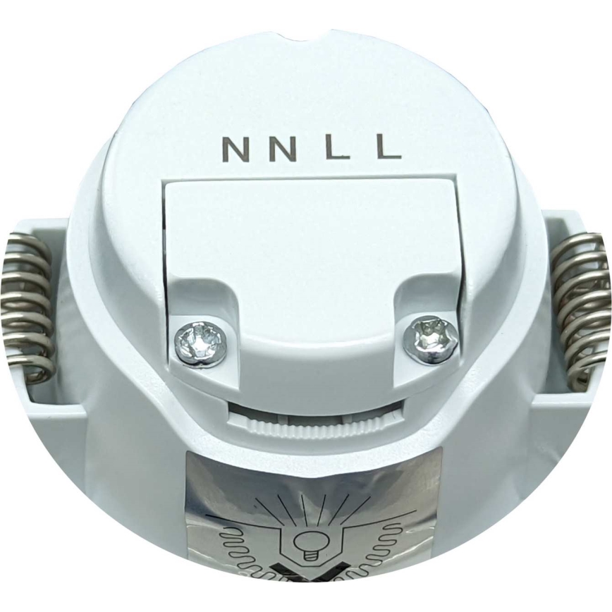 Κρεμαστό φωτιστικό οροφής μπάνιου LED BONO LED/8W/230V 4000K IP65 μαύρο