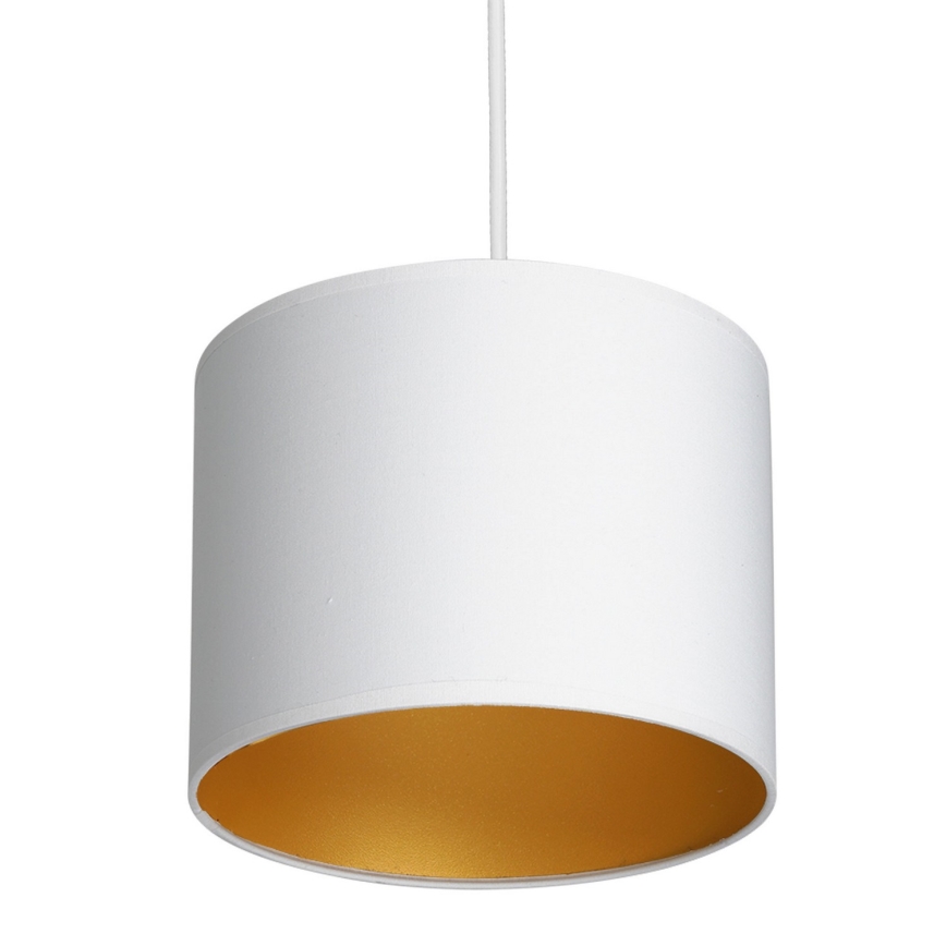 Κρεμαστό φωτιστικό οροφής ράγα ARDEN 3xE27/60W/230V λευκό/χρυσό