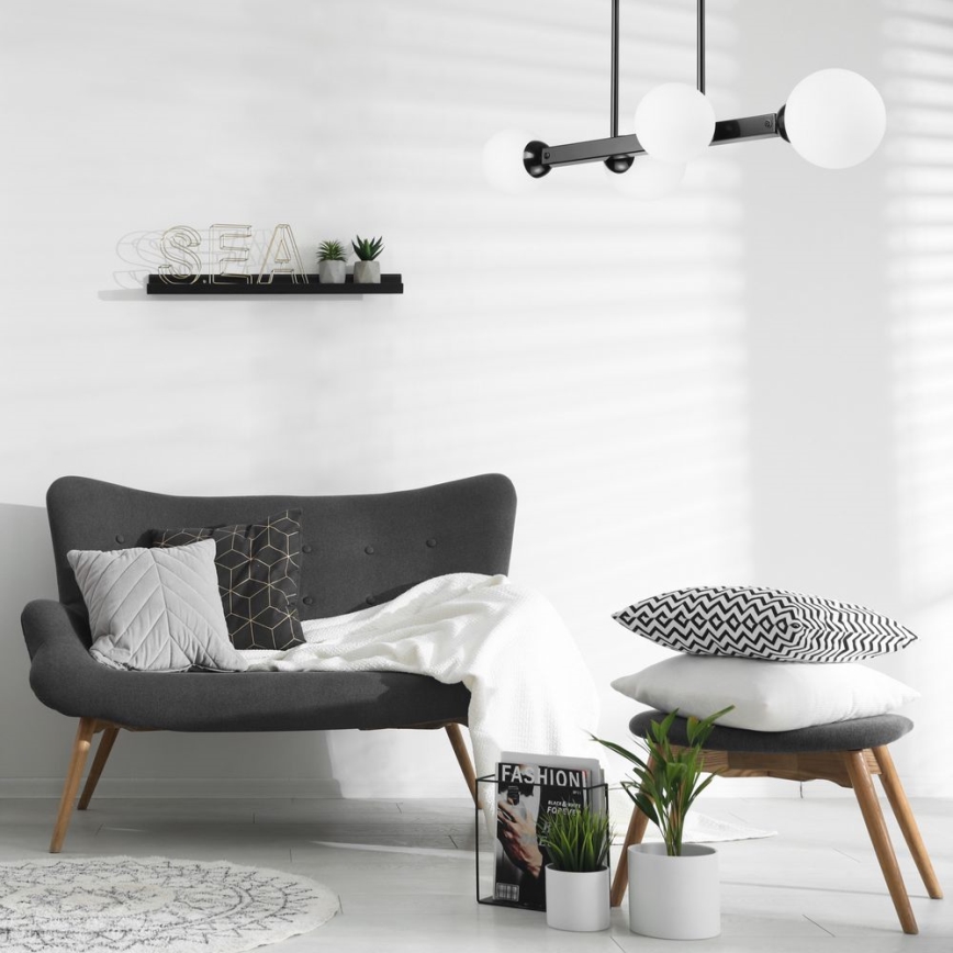 Κρεμαστό φωτιστικό οροφής ράγα ASTRO 4xG9/5W/230V μαύρο