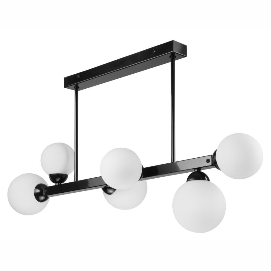 Κρεμαστό φωτιστικό οροφής ράγα ASTRO 6xG9/5W/230V μαύρο