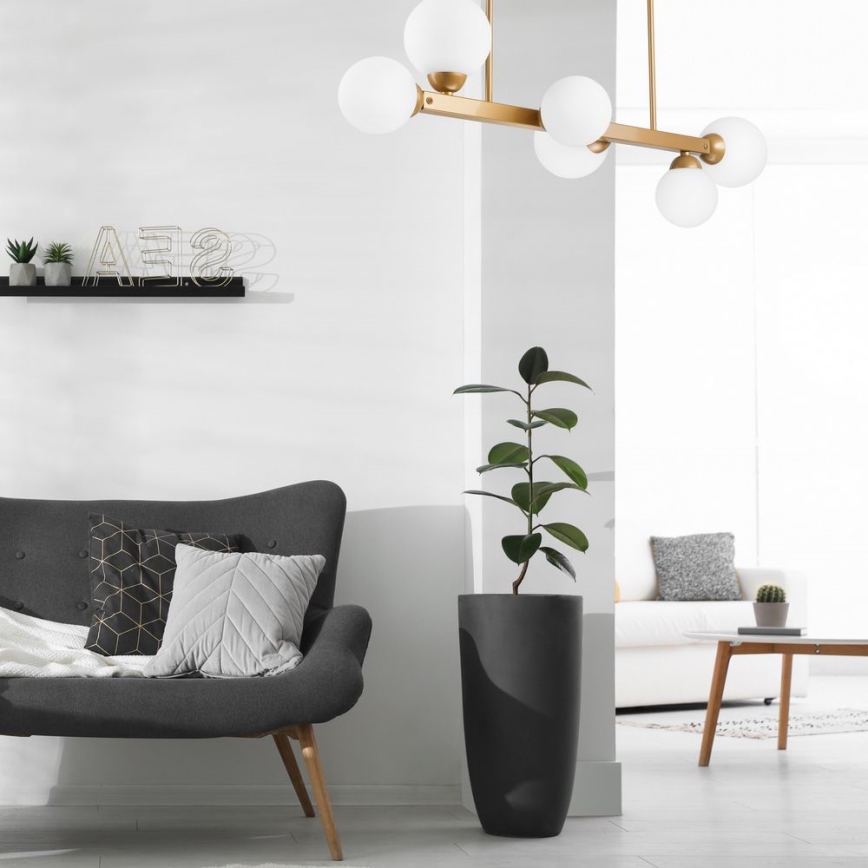 Κρεμαστό φωτιστικό οροφής ράγα ASTRO 6xG9/5W/230V χρυσό