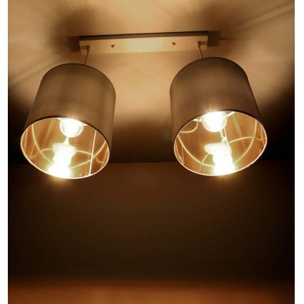 Κρεμαστό φωτιστικό οροφής ράγα ATLANTA 2xE27/40W/230V λευκό