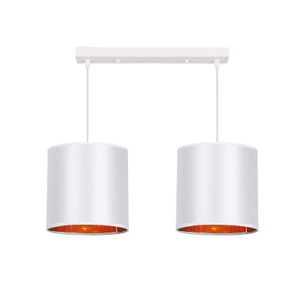 Κρεμαστό φωτιστικό οροφής ράγα ATLANTA 2xE27/40W/230V λευκό