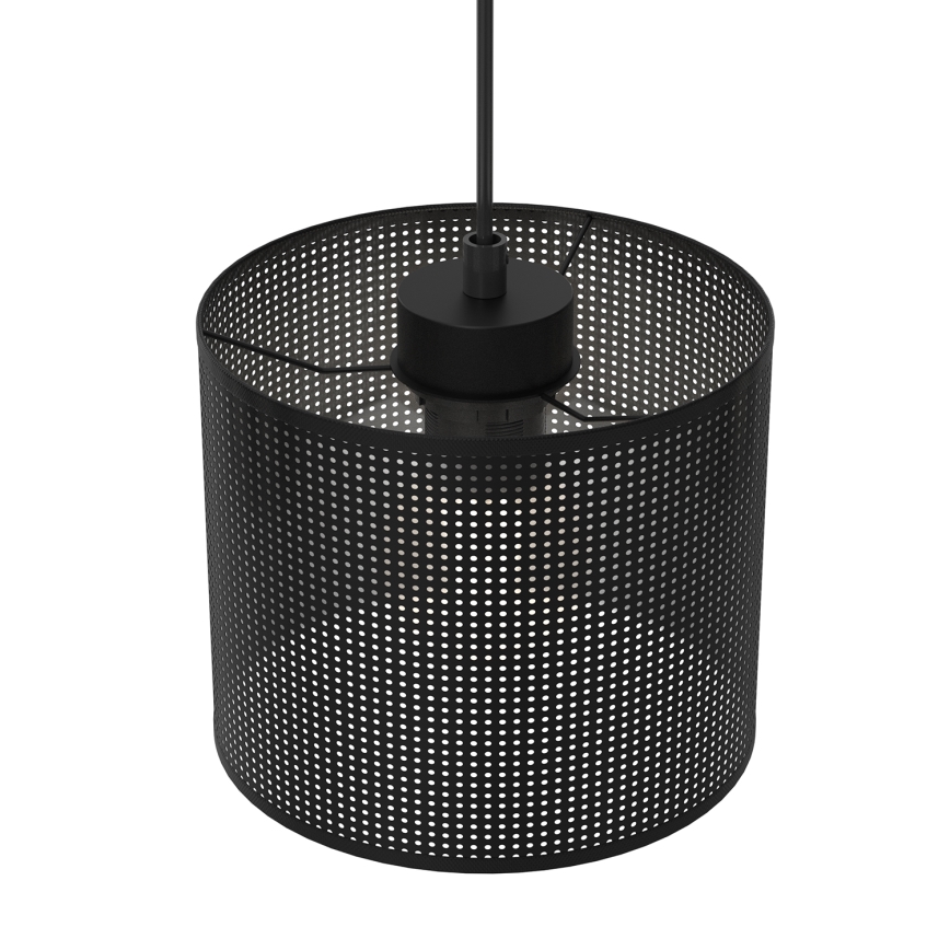 Κρεμαστό φωτιστικό οροφής ράγα LOFT SHADE 3xE27/60W/230V μαύρο