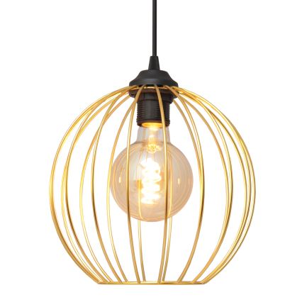Κρεμαστό φωτιστικό οροφής ράγα MERCURE 2xE27/15W/230V χρυσαφί/μαύρο