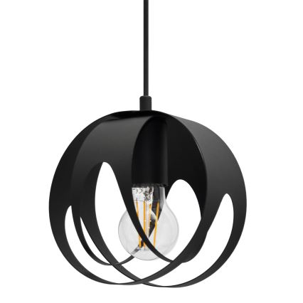 Κρεμαστό φωτιστικό οροφής ράγα MOONLIGHT 3xE27/15W/230V μαύρο