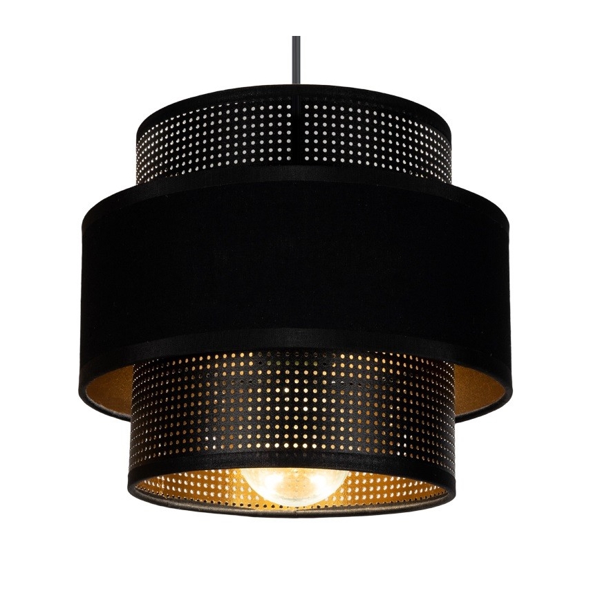Κρεμαστό φωτιστικό οροφής ράγα NESS 2xE27/60W/230V μαύρο