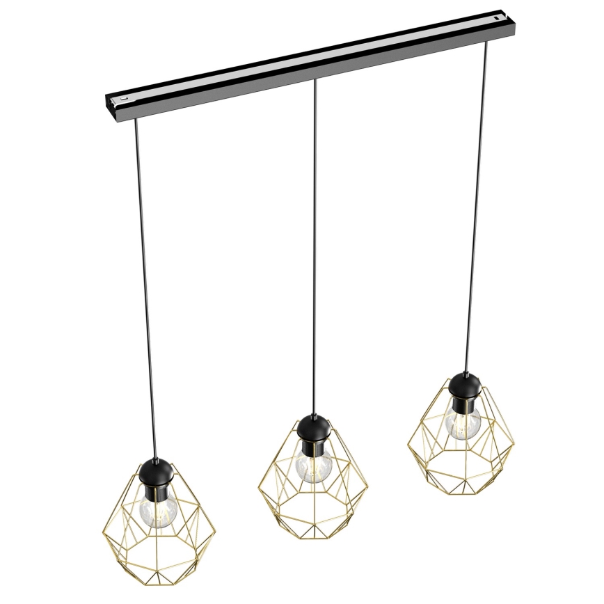 Κρεμαστό φωτιστικό οροφής ράγα TUBE 3xE27/60W/230V