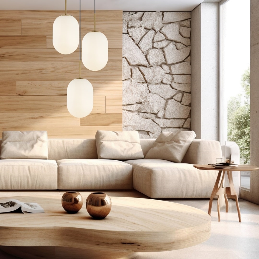Κρεμαστό φωτιστικό οροφής τρίφωτο ALIAS 3xE14/40W/230V χρυσό