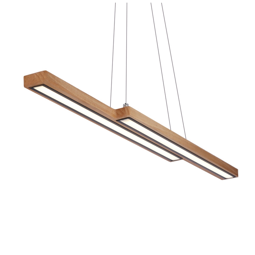 Κρεμαστό φωτιστικό σε καλώδιο SENTO LED/19W/230V ξύλινο