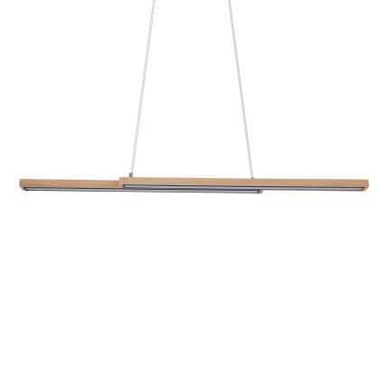 Κρεμαστό φωτιστικό σε καλώδιο SENTO LED/19W/230V ξύλινο