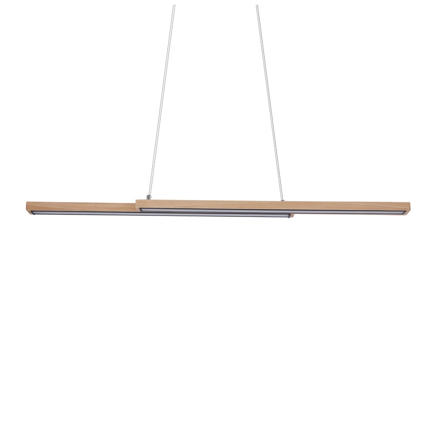 Κρεμαστό φωτιστικό σε καλώδιο SENTO LED/19W/230V ξύλινο
