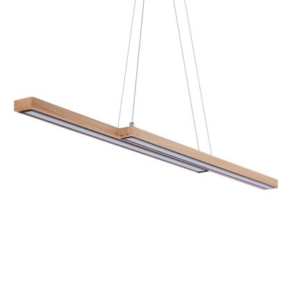 Κρεμαστό φωτιστικό σε καλώδιο SENTO LED/19W/230V ξύλινο