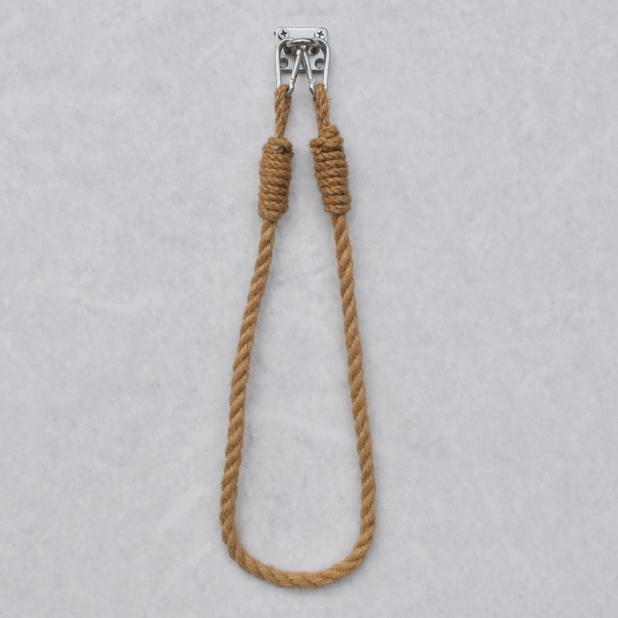 Κρεμάστρα για πετσέτες κουζίνας BORURAF 45x12 cm καφέ