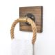 Κρεμάστρα μπάνιου για πετσέτες BORURAF 14x14 cm καφέ