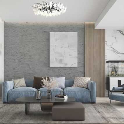 Κρυστάλλινη πλαφονιέρα οροφής 12xG9/40W/230V μαύρο
