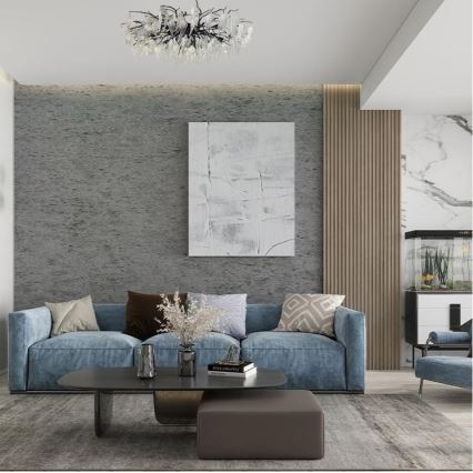 Κρυστάλλινη πλαφονιέρα οροφής 12xG9/40W/230V μαύρο