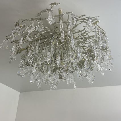 Κρυστάλλινη πλαφονιέρα οροφής 12xG9/40W/230V γυαλιστερό χρώμιο