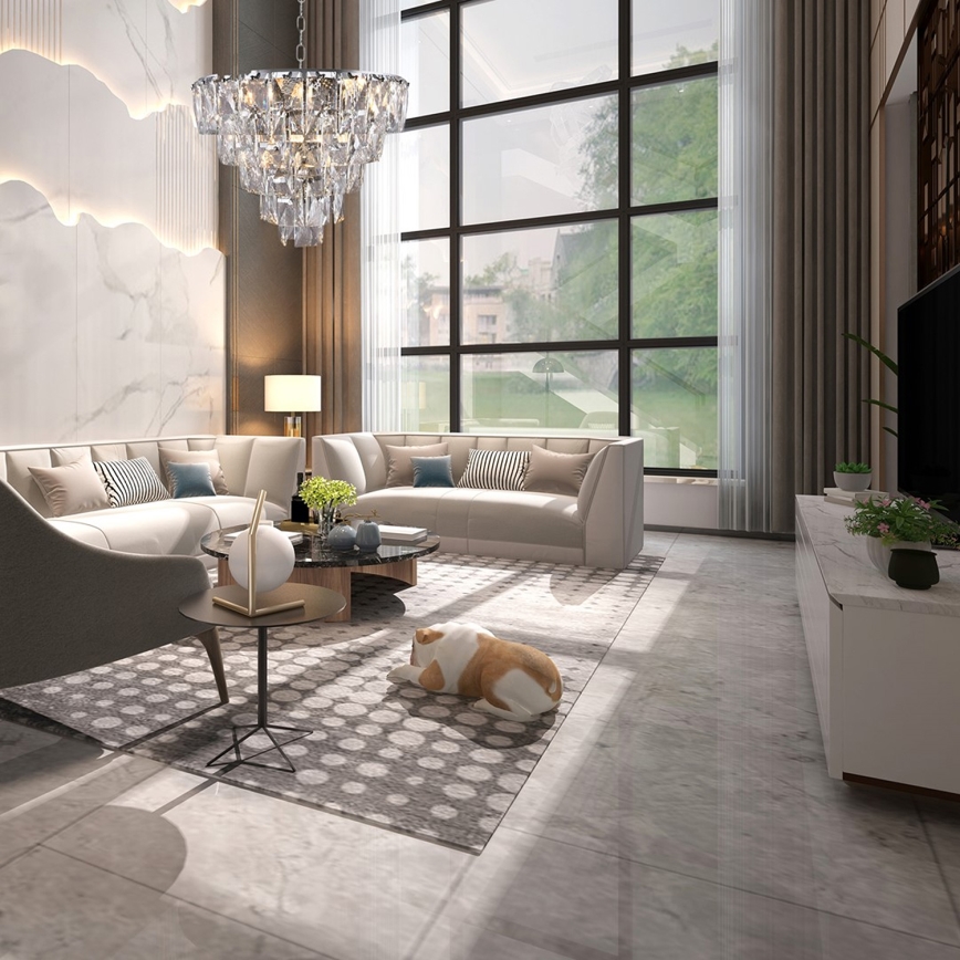Κρυστάλλινο πολύφωτο με αλυσίδα CHELSEA 6xE14/40W/230V