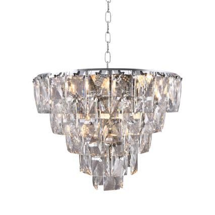 Κρυστάλλινο πολύφωτο με αλυσίδα CHELSEA 6xE14/40W/230V