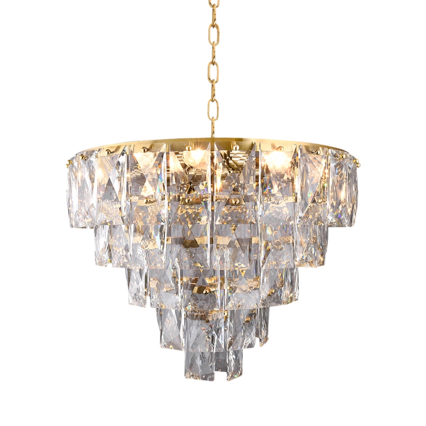 Κρυστάλλινο πολύφωτο με αλυσίδα CHELSEA 6xE14/40W/230V