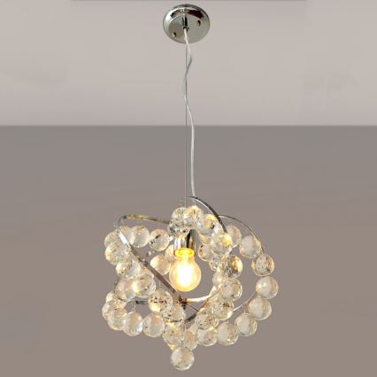 Κρυστάλλινο πολύφωτο με σχοινί VIOLETA 1xE27/15W/230V