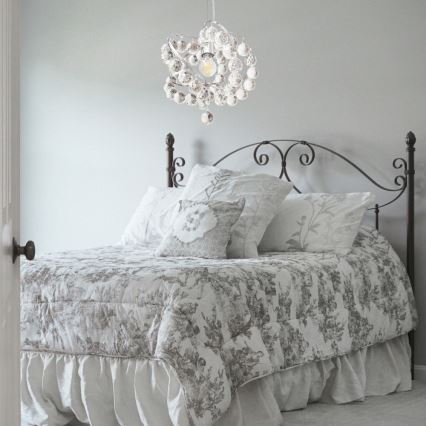 Κρυστάλλινο πολύφωτο με σχοινί VIOLETA 1xE27/15W/230V