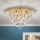 Κρυστάλλινο φωτιστικό οροφής CELESTE 6xG9/40W/230V διάμετρος 45 cm χρυσό