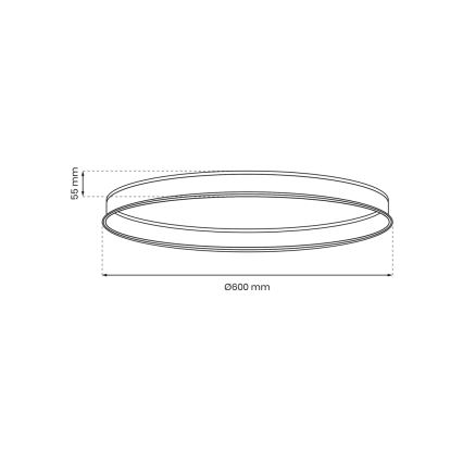 Κυκλική ράγα MAGNETIC TRACK δ. 60 cm μαύρο