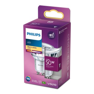 Λαμπτήρας LED Philips GU10/4,6W/230V 2700K
