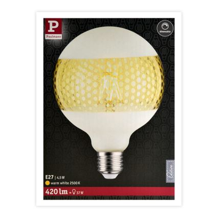 Λάμπα Dimmer LED CLASSIC G125 E27/4,5W/230V 2500K - Paulmann 28770