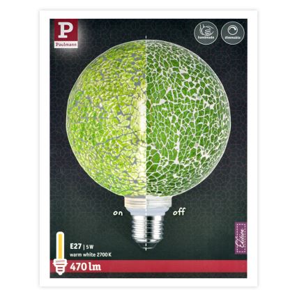 Λάμπα Dimmer LED MOSAIC G125 E27/5W/230V 2700K - Paulmann 28747