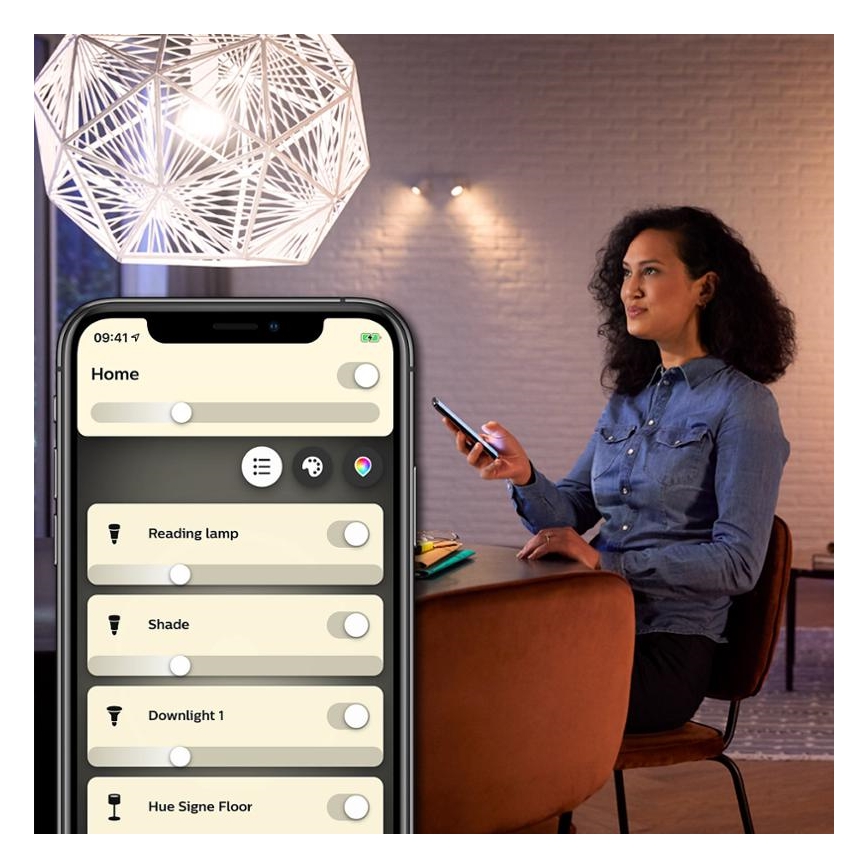 Λάμπα Dimmer LED Philips Hue WHITE FILAMENT ST64 E27/7W/230V 2100K