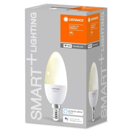 Λάμπα Dimmer LED SMART+ E14/5W/230V 2700K Wi-Fi - Ledvance